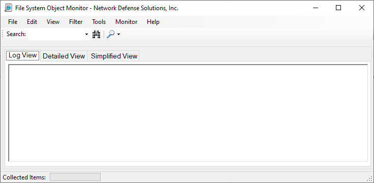 Main application Screen